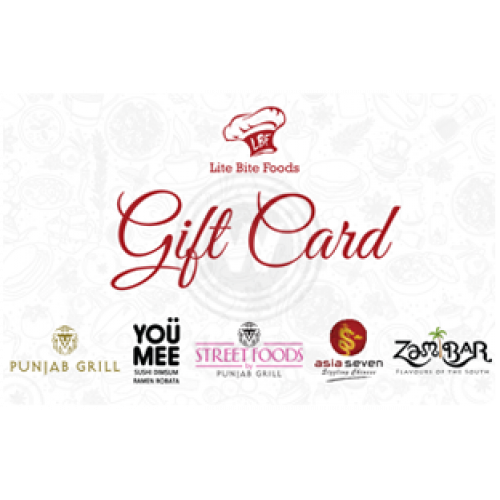 Lite Bite Food E-Gift Card(Instant Voucher)