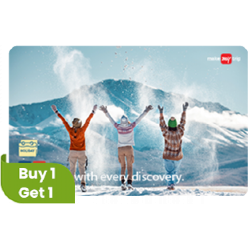 MakeMyTrip Holiday E-Gift Card - Buy 1 Get 1